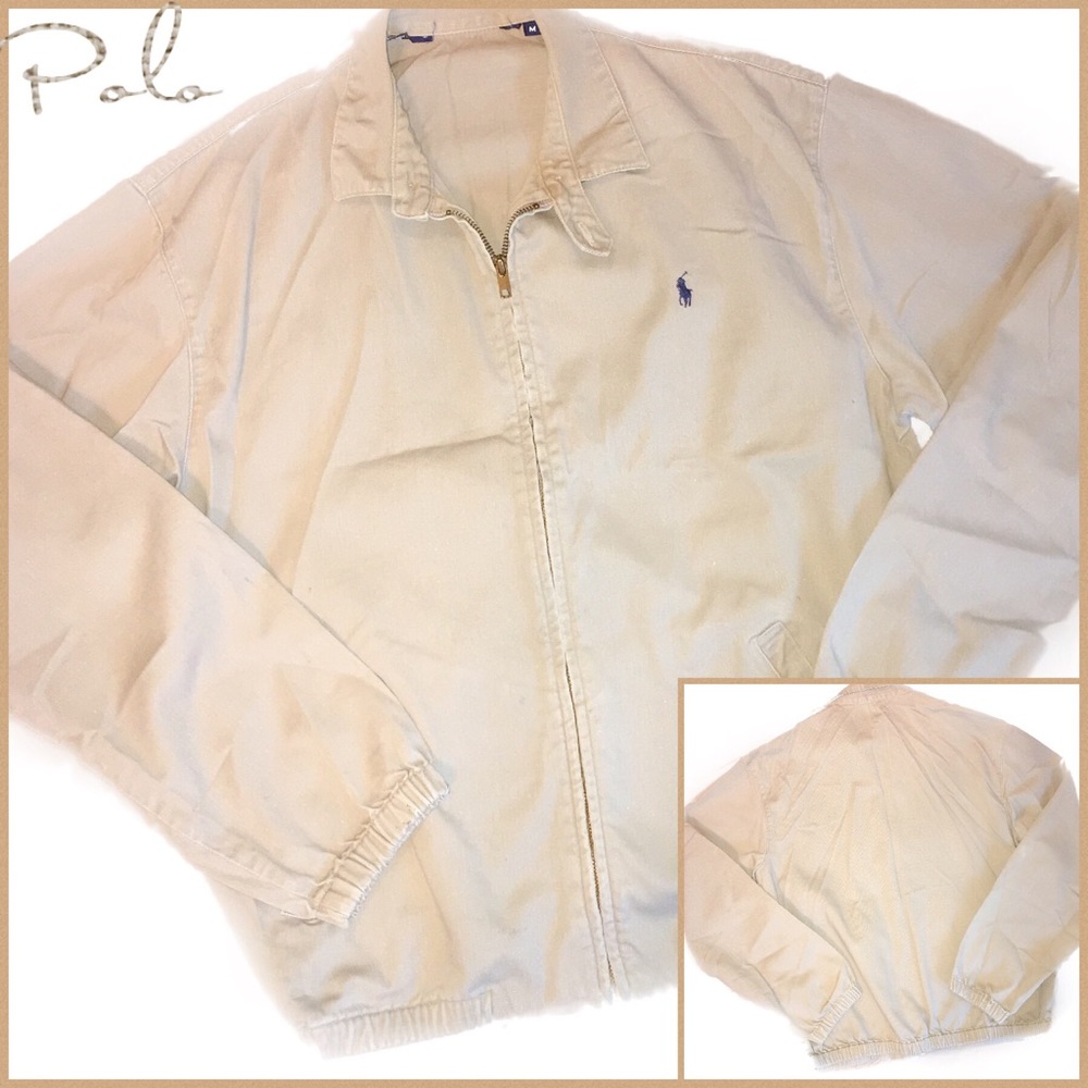 ๐๐ปPolo By Ralph Lauren Khaki Cotton Jacket M๐๐ป - Picture 1 of 4